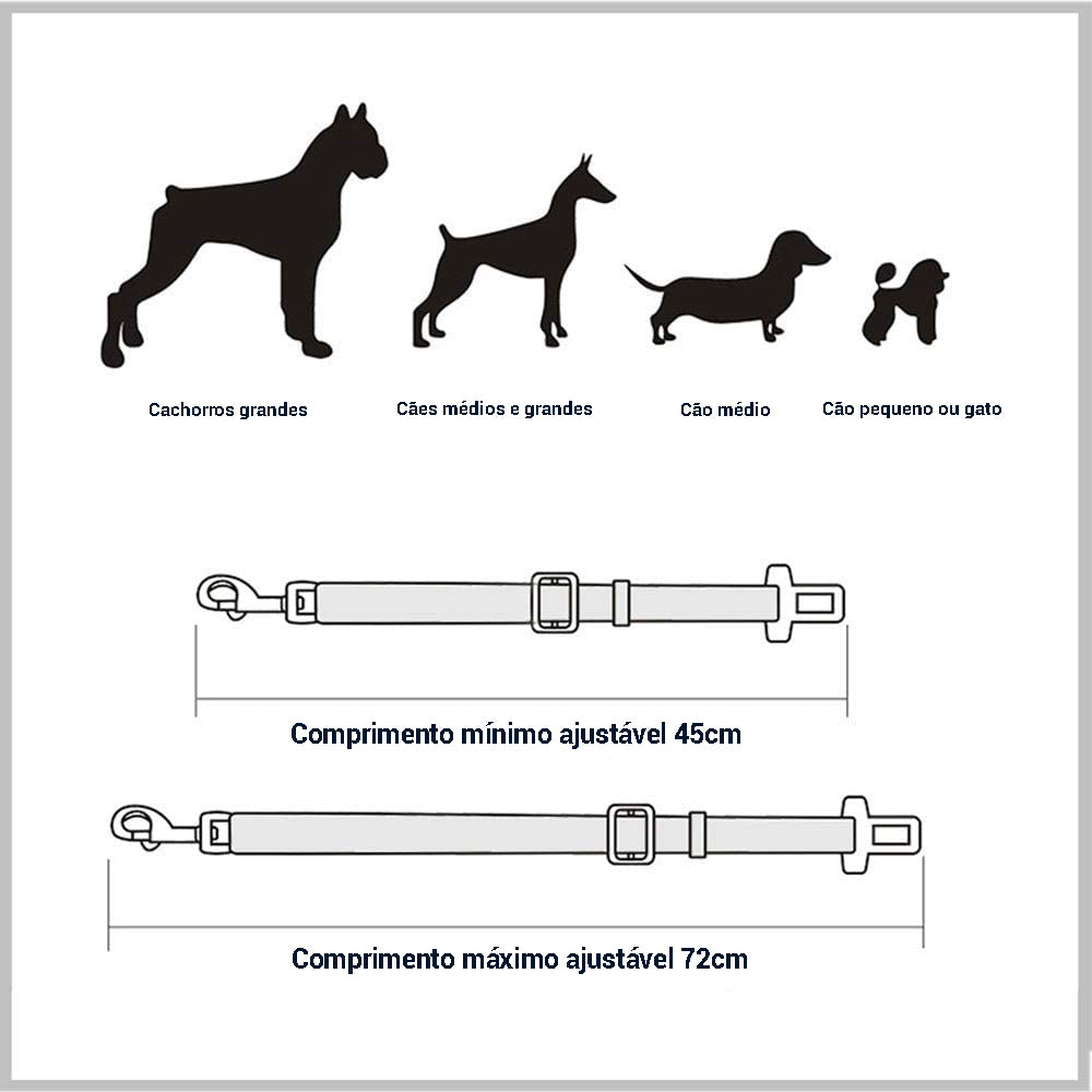 Cinto de Segurança para Cachorro